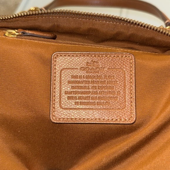 Coach Small Christie Carryall- Gold/Khaki - Picture 5 of 10